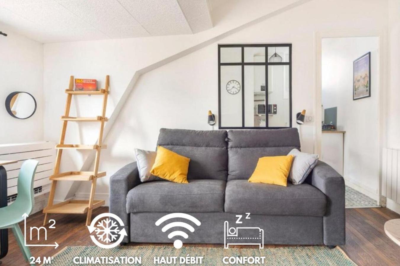 Ferienwohnung La Parenthese Sous Les Toits Fontainebleau Exterior foto